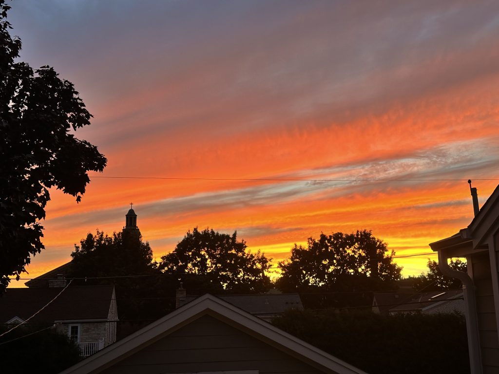August sunset