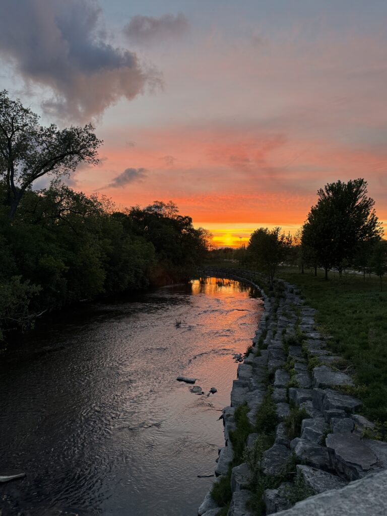 Menomonee River Sunset